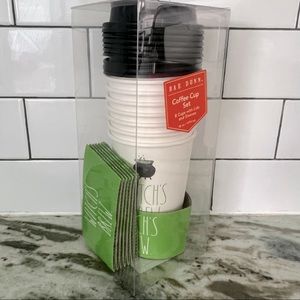 🧙‍♀️ Rae Dunn “Witch’s Brew” disposable coffee cups. 🎃 2 Packs included!